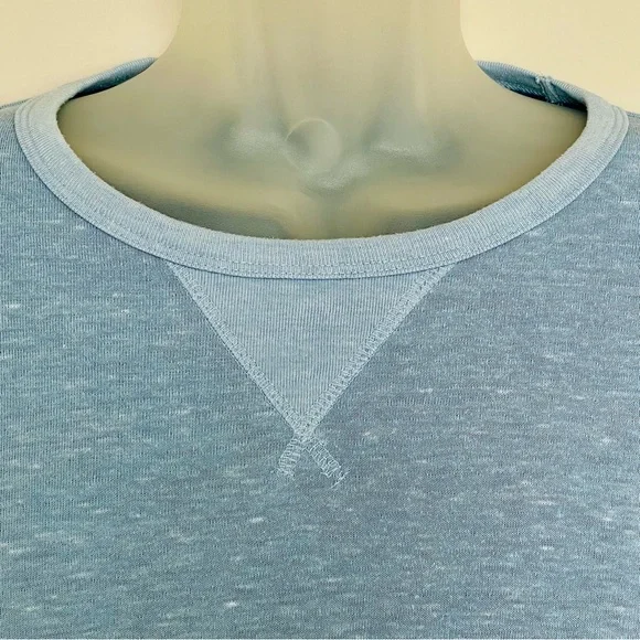 EUC | Men’s Sonoma Heathered Baby Blue Crewneck Top | Size XXL - Picture 2 of 5